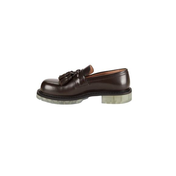 $1,150 NIB Bottega Veneta Brown Tassel Platform Loafer Shoe Size 39.5(6.5) main image 5